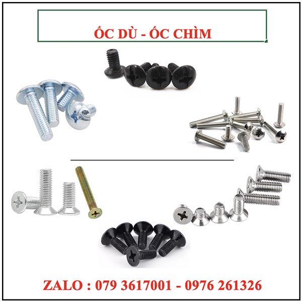 ỐC DÙ - ỐC CHÌM